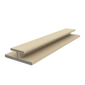All Weather System 3.1 in. x 1.0 in. x 8 ft. Composite Siding Butt Joint Trim in Japanese Cedar Board