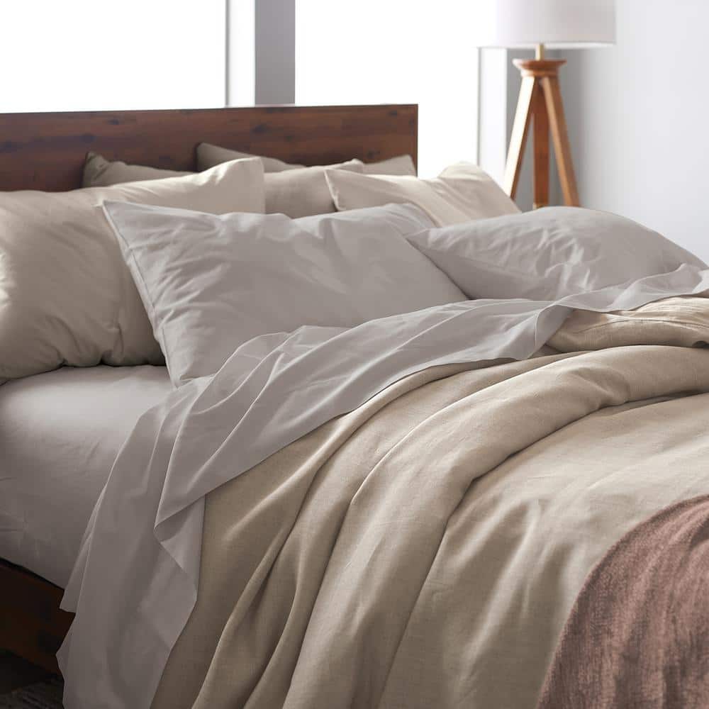 Taupe Queen Bamboo Deep-Pocket 4-Piece Sheet Set