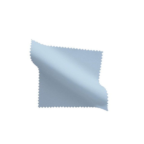 Polyester Poplin Tablecloth 72-Inches Round, Light Blue