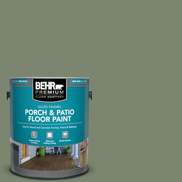 1 gal. #SC-126 Woodland Green Gloss Enamel Interior/Exterior Porch and Patio Floor Paint