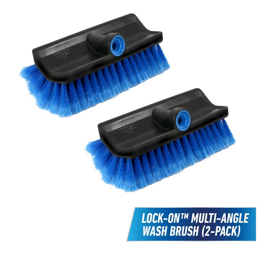 Unger Lock-On Multi-Angle Wash Brush (2-Pack) 2975820x - The Home Depot