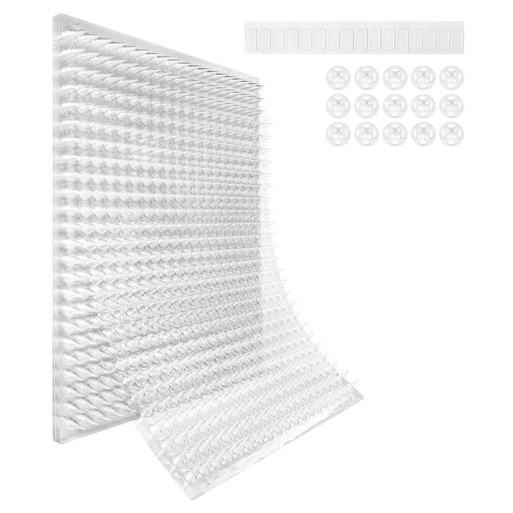 10-Pack Cat Deterrent Mats, 13 x 16 in. Indoor/Outdoor Use, Transparent Spikes to Protect Furniture and Gardens price history on PriceWatchPro