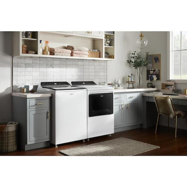 Whirlpool 4.7 cu. ft. Top Load Washer with Agitator, Adaptive Wash  Technology, Quick Wash Cycle and Pretreat Station in White WTW5105HW - The  Home Depot