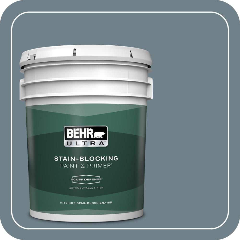 5 gal. #PPU13-04 Atlantic Shoreline Extra Durable Semi-Gloss Enamel Interior Paint & Primer price history on PriceWatchPro