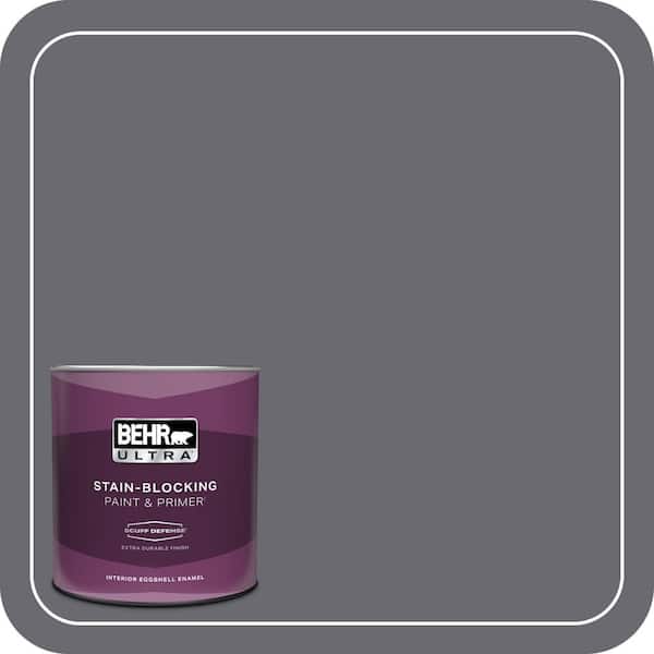 BEHR ULTRA 1 qt. #T16-15 Charcoal Plum Extra Durable Eggshell Enamel Interior Paint & Primer