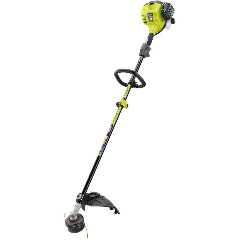 RYOBI 25 cc 2-Stroke Attachment Capable Full Crank Straight Gas Shaft  String Trimmer RY253SS - The Home Depot