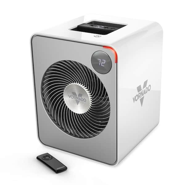 VMHi500 1500-Watts White Indoor Electric Fan Space Heater with Auto Climate Control