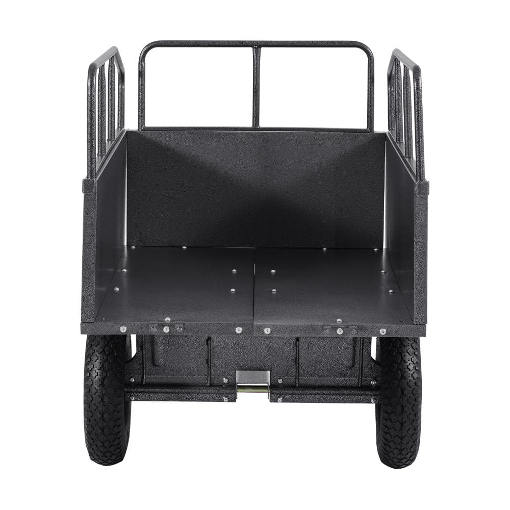 17 cu. ft. Garden Utility Trailer 600 lb. Capacity, Steel Dump Cart with 16 in. Tires, Tow-Behind price history on PriceWatchPro