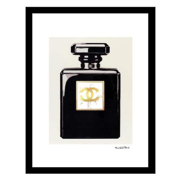 VENICE BEACH Collections Bold Fashion Glam Perfume Bottle by Fairchild Paris 1 Piece Framed Graphic Print 18 in. x 14 in.