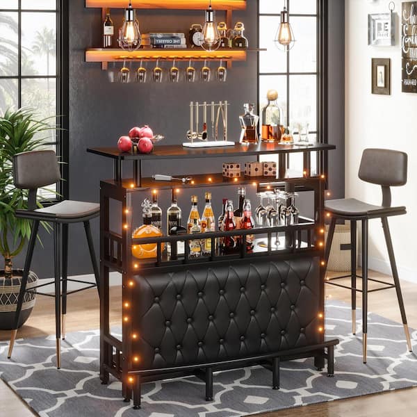 Black Chrome Home Bar Adjustable Bar Stool KBC Stool Height Adjustable