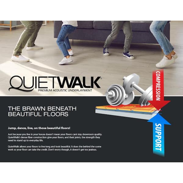 QuietWalk Underlayment for Laminate & Engineered Floors