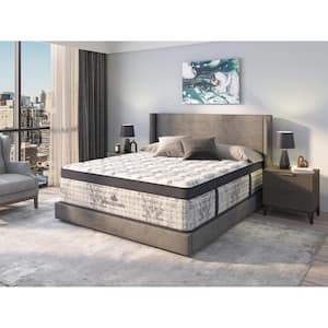 Passions Bridgepointe King Medium Firm 16 in. Euro Pillow Top Hybrid Mattress