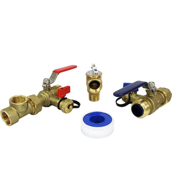 CMI inc 3/4 in. Tankless Water Heater Valve PF Installation Kit