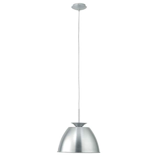 EGLO Siren 1-Light Chrome and Lacquered Aluminum Pendant