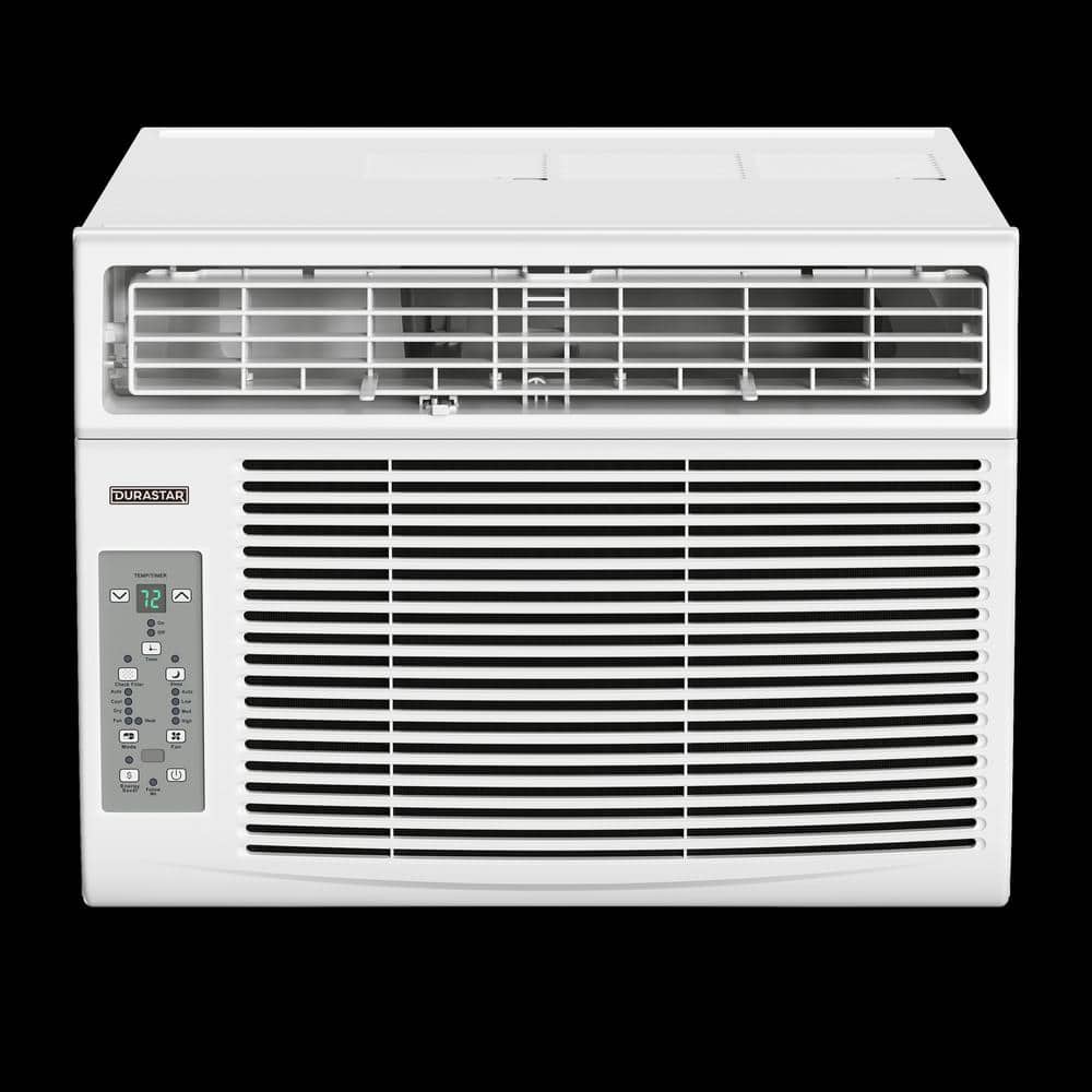 Durastar 8000 BTU White Digital Window Air Conditioner with Remote