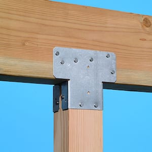 AC Galvanized Adjustable Post Cap for 4x Nominal Lumber