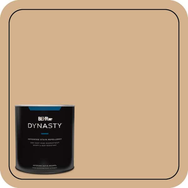 BEHR DYNASTY 1 qt. #S290-4 Summerwood Satin Enamel Interior Stain-Blocking Paint and Primer