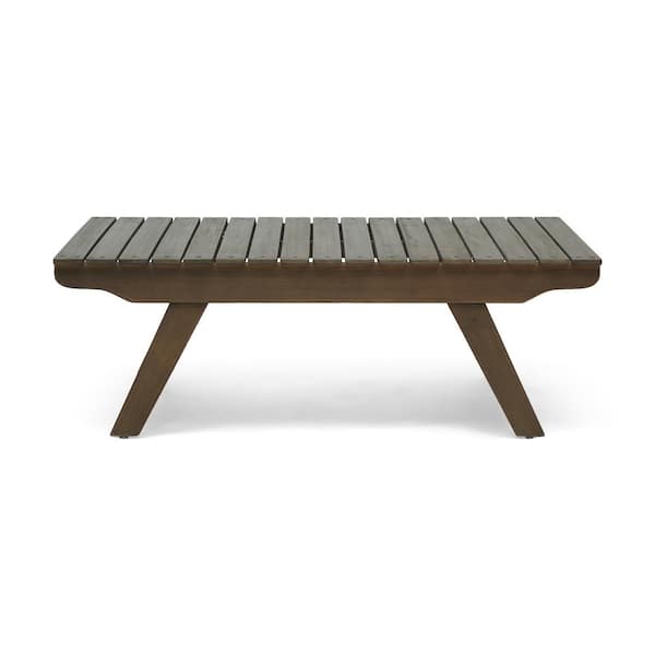 small grey outdoor coffee table