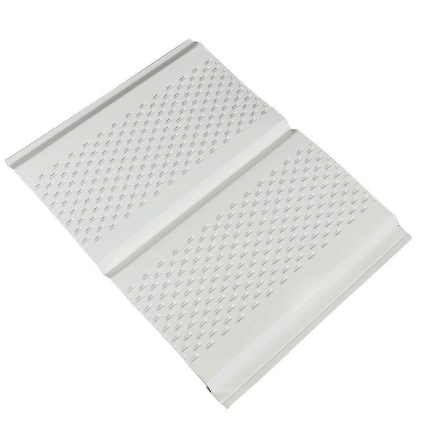 Amerimax Home Products 12 in. x 12 ft. White Aluminum D6 Vented Soffit