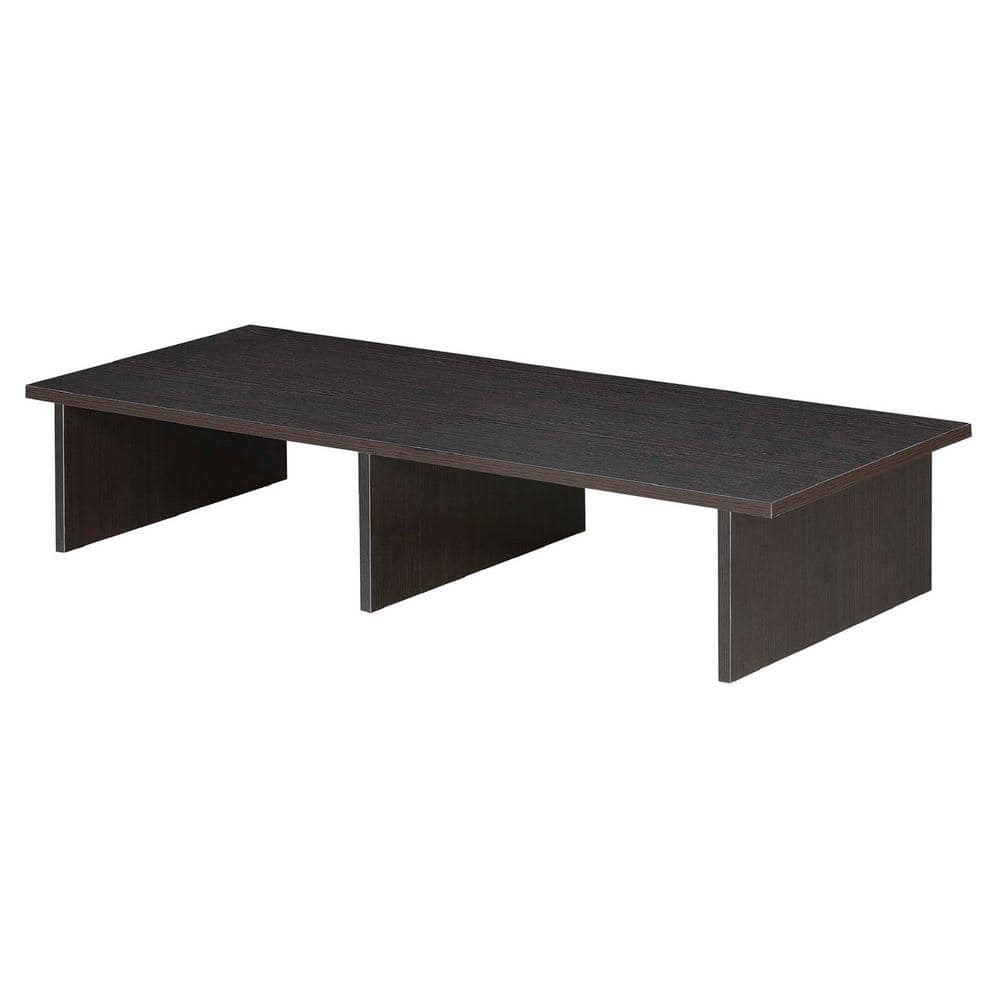 Designs2Go 42 in. W Espresso Particle Board Large TV/Monitor Riser