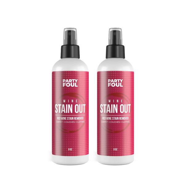 Party Foul Wine Stain Remover Versatile General Purpose Stain Remover 2-Pack 8oz
