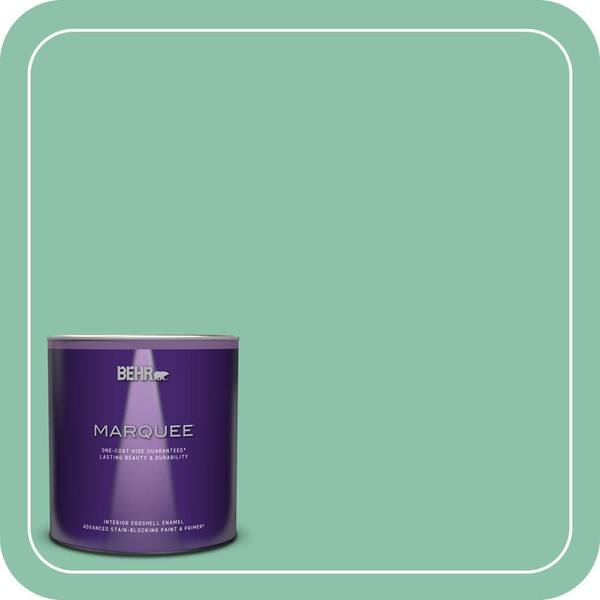 BEHR MARQUEE 1 qt. Home Decorators Collection #HDC-WR14-8 Spearmint Frosting Eggshell Enamel Interior Paint & Primer