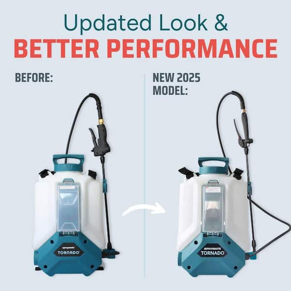 SPRAYMATE Tornado 18-Volt Battery Powered Backpack Sprayer (4 Gal