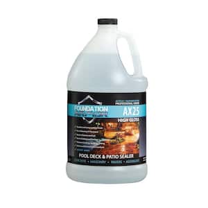 1 gal. Siloxane Infused Solvent Based High Gloss Acrylic Concrete Sealer, Paver Sealer and Pool Deck Sealer