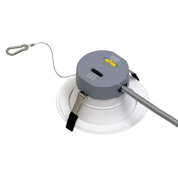 Commercial Downlight, 6 in. Integrated LED Recessed Light Trim Lumen and CCT Select, 120-277V, Dimmable TRIAC/ELV, 0-10V