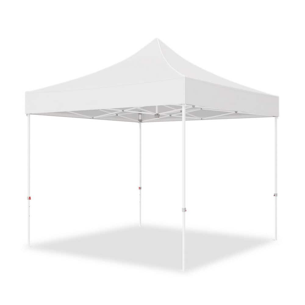 10 ft. x 10 ft. Instant Pop-Up Canopy Tent Outdoor Portable Easy Set-up Water-Resistant with Storage Bag White price history on PriceWatchPro