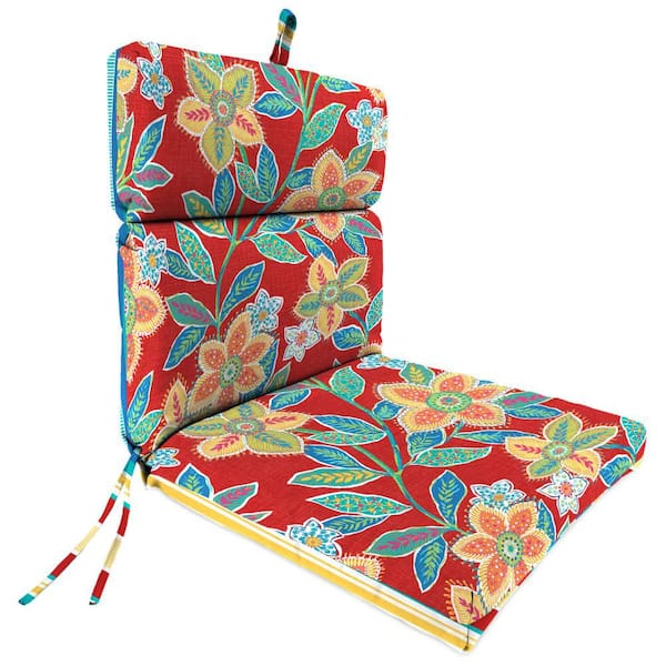 44 in. L x 22 in. W x 4 in. T Rectangular Outdoor Dining Chair Cushion