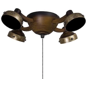 Aire 4-Light LED Belcaro Walnut Ceiling Fan Universal Light Kit