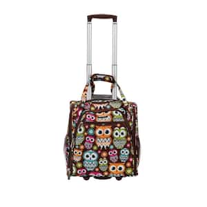 16.5 in. H Owl Melrose Wheeled Underseat Carry-On Suitecase