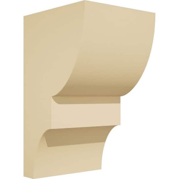 Ekena Millwork Ridgewood 5 1/2 in. x 10 in. x 6 in. Polyurethane Corbel