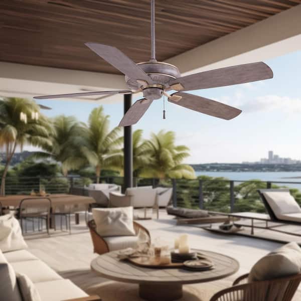 Sunseeker 60 in. Indoor/Outdoor Driftwood Ceiling Fan