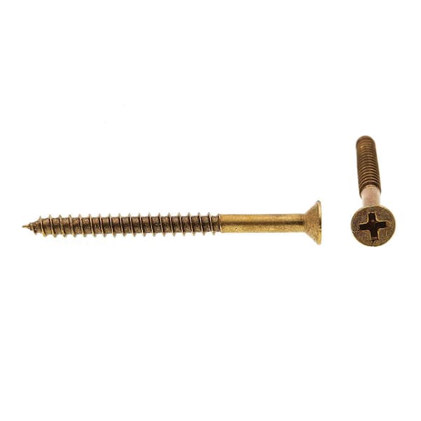 Pack of 12 *Top Quality! No 8 x 2" Round raised head Solid brass wood screws 