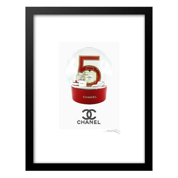 VENICE BEACH Collections Shopping Fashion Designer Snow Globe by Fairchild Paris Framed Graphic Print Abstract Poster Art Print 18 in. x 14 in.