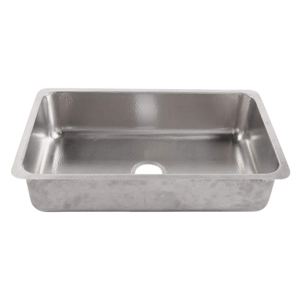 Taylor Hammered Stainless Steel Single Bowl Undermount Sink