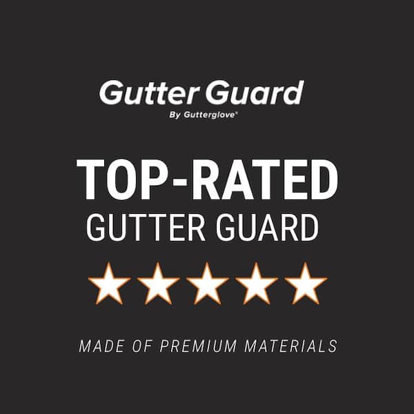 Gutter Guard by Gutterglove 4 ft. L x 5 in. W Stainless Steel