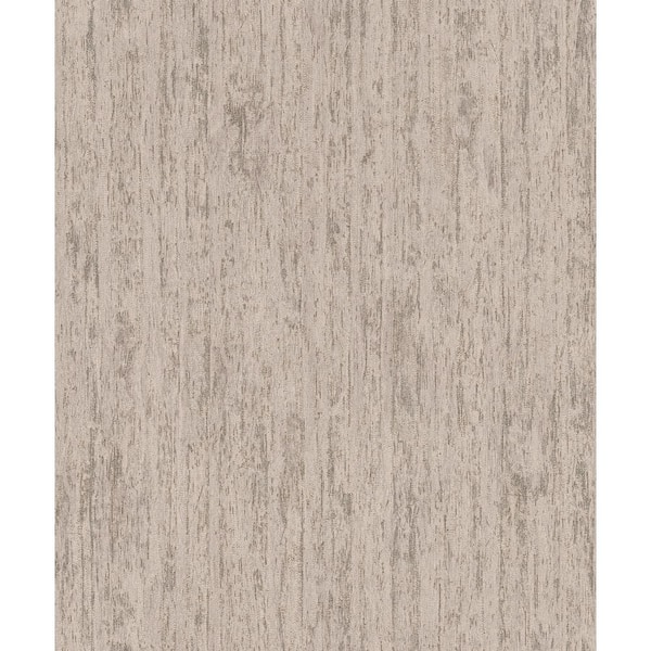 Unbranded Woods and Wicker Collection Grey Tree Bark Effect Metallic Finish Vinyl on Non-Woven Non-Pasted Wallpaper Roll