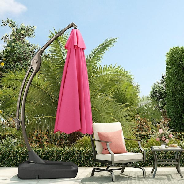 beach style patio umbrella RITSU 8 ft Patio Umbrella with Tilt Adjustment Polyester Canopy UV  Resistant Sun Shade Metal Pole for Patio Deck Garden Backyard Pool Outdoor  Dining and Outdoor Seating Areas Outdoor Market Umbrella Style