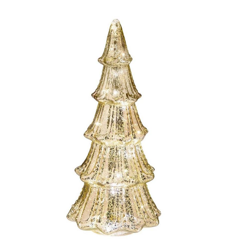 Led Glass Light Up Mini Christmas Tree SALE 