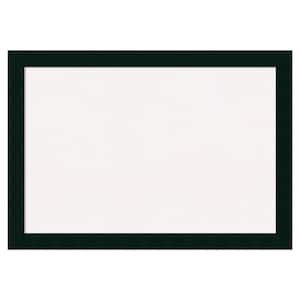 Tribeca Black Wood White Corkboard 40 in. x 28 in. Bulletin Board Memo Board