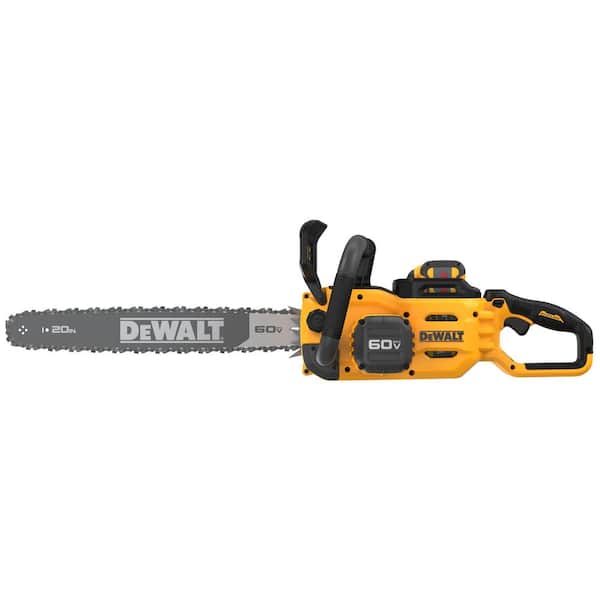 FLEXVOLT 60V MAX 20 in. Brushless Cordless Chainsaw and Case Kit w/ (1) 5.0 Ah Battery and Charger w/ Extra 20 in. Chain