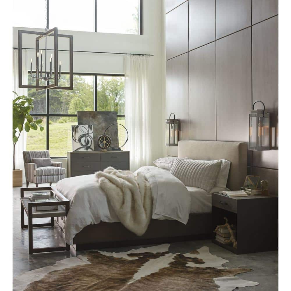 Turnbury 8-Light Galvanized Steel and Wood Chandelier