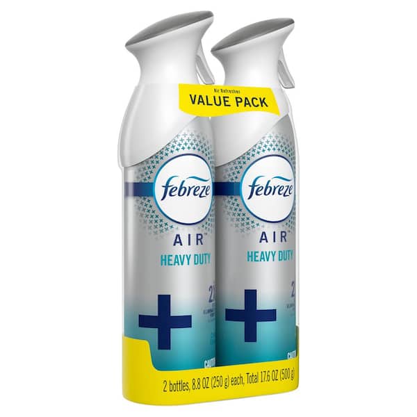Febreze Air 8.8 oz. Heavy-Duty Crisp Clean Air Freshener Spray (2 Count) (2- Pack) 079168938705 - The Home Depot