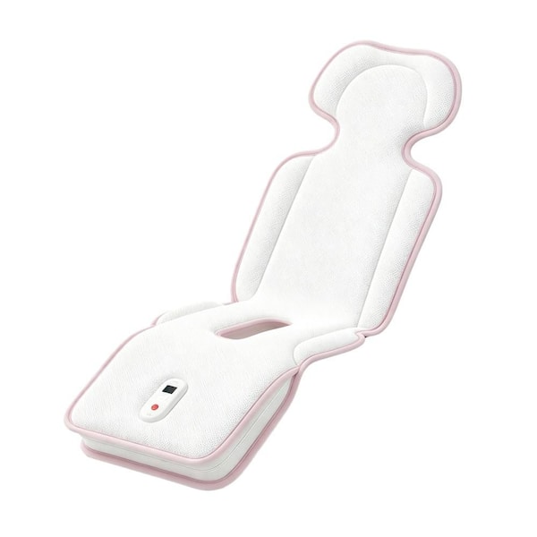 Universal Size Stroller Pad Car Seat Liner Blower‑Equipped Baby Cooling Cushion 10000mAh Rechargeable for Hot Days, Pink
