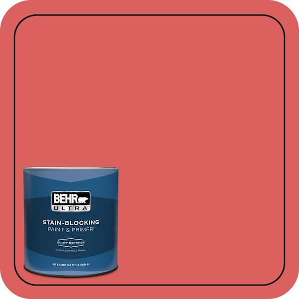 BEHR ULTRA 1 qt. #P170-5 Roulette Extra Durable Satin Enamel Interior Paint & Primer