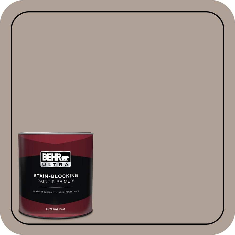 1 qt. #N180-4 Moleskin Flat Exterior Paint & Primer price history on PriceWatchPro