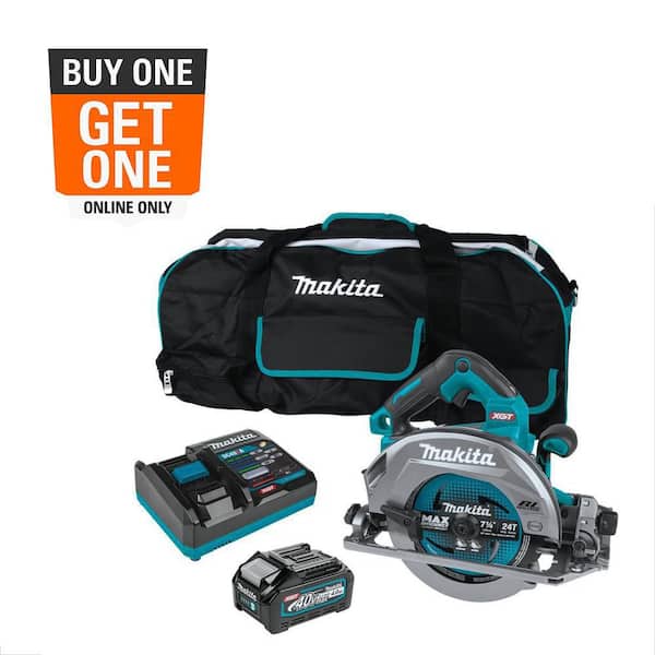 40V max XGT Brushless Cordless 7-1/4 in. Circular Saw Kit with Guide Rail Compatible Base, AWS Capable (4.0Ah)